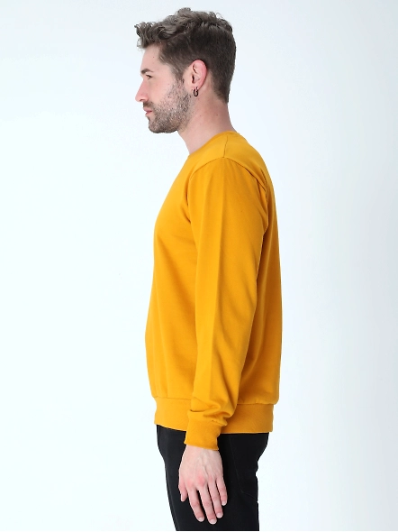 Sweatshirts Unisex-Mustard Yellow-XXL-1