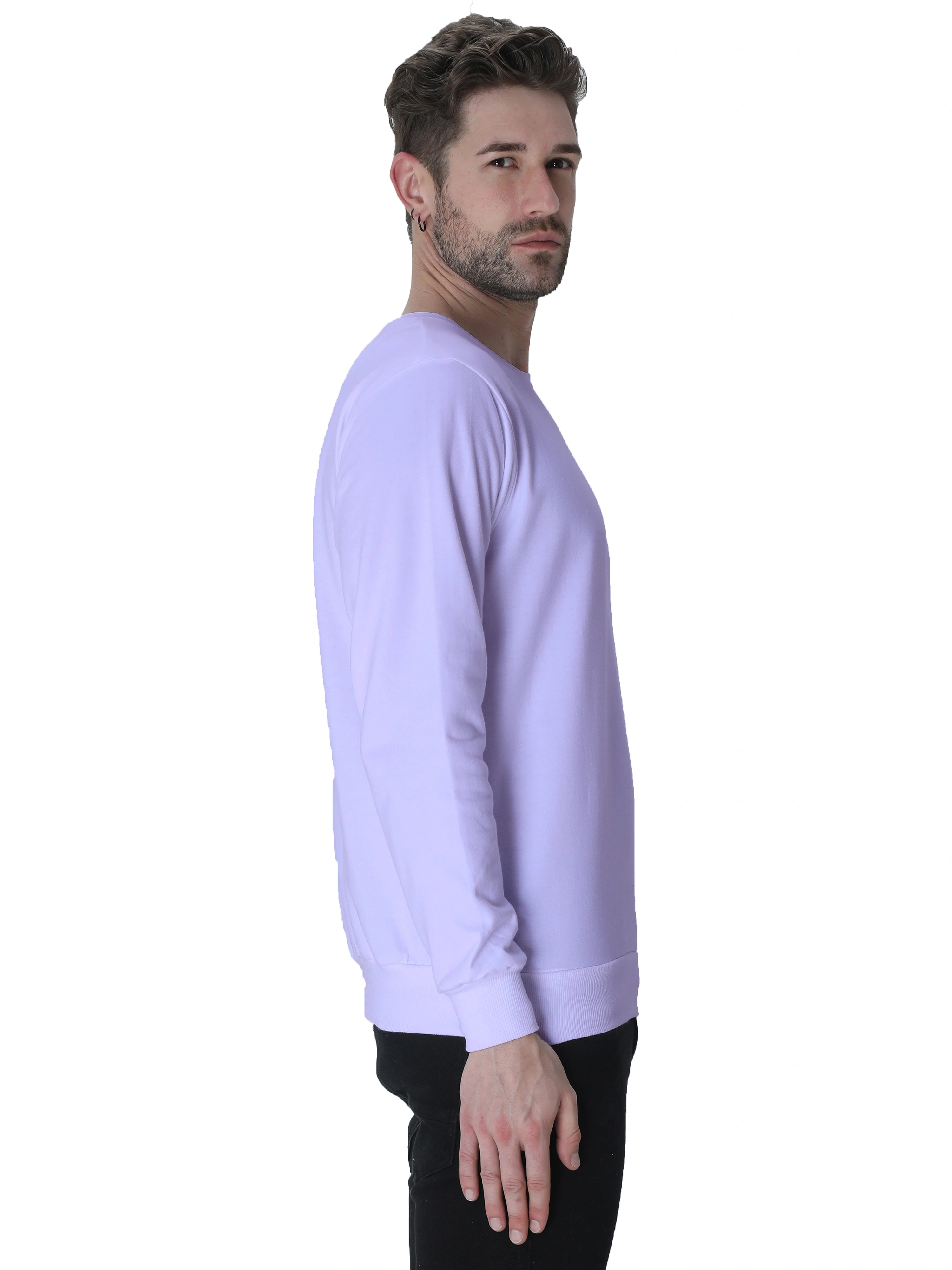 Sweatshirts Unisex-Lavender-S-2