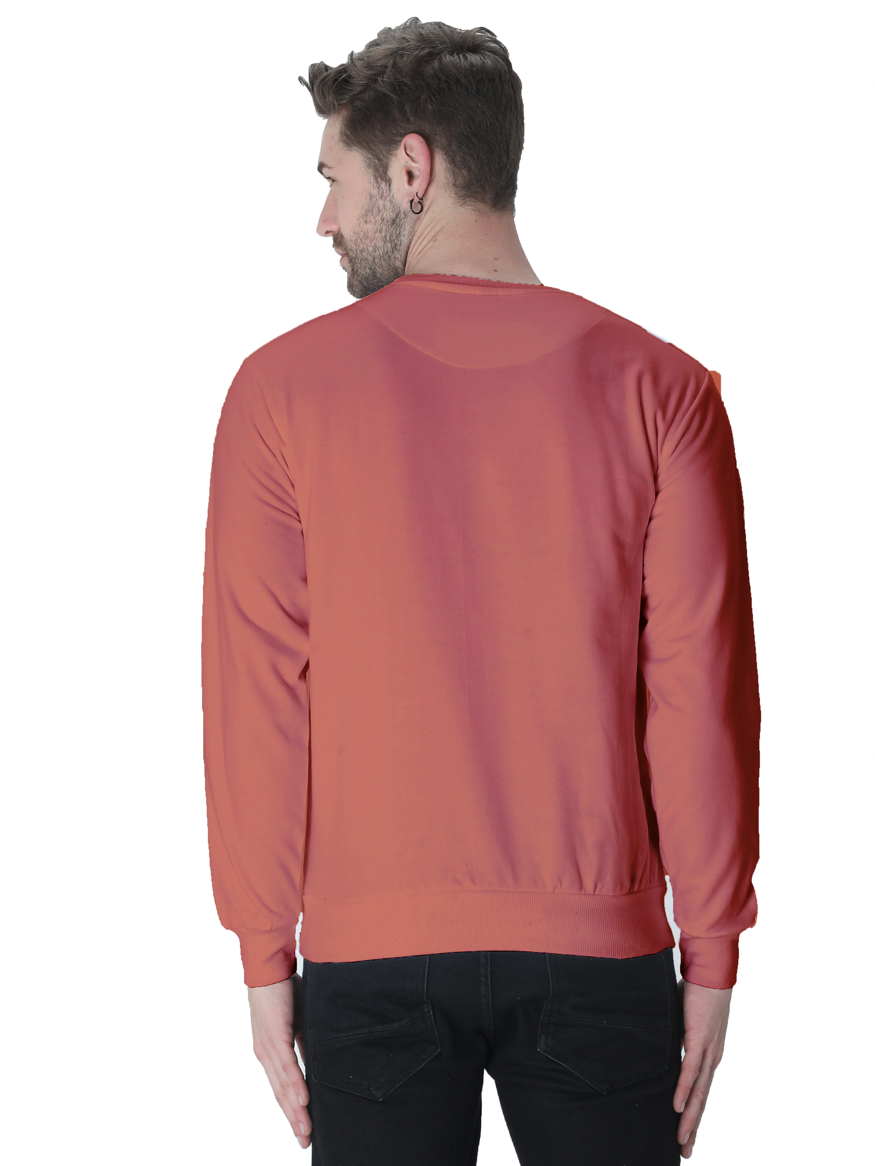 Sweatshirts Unisex-Coral-S-3