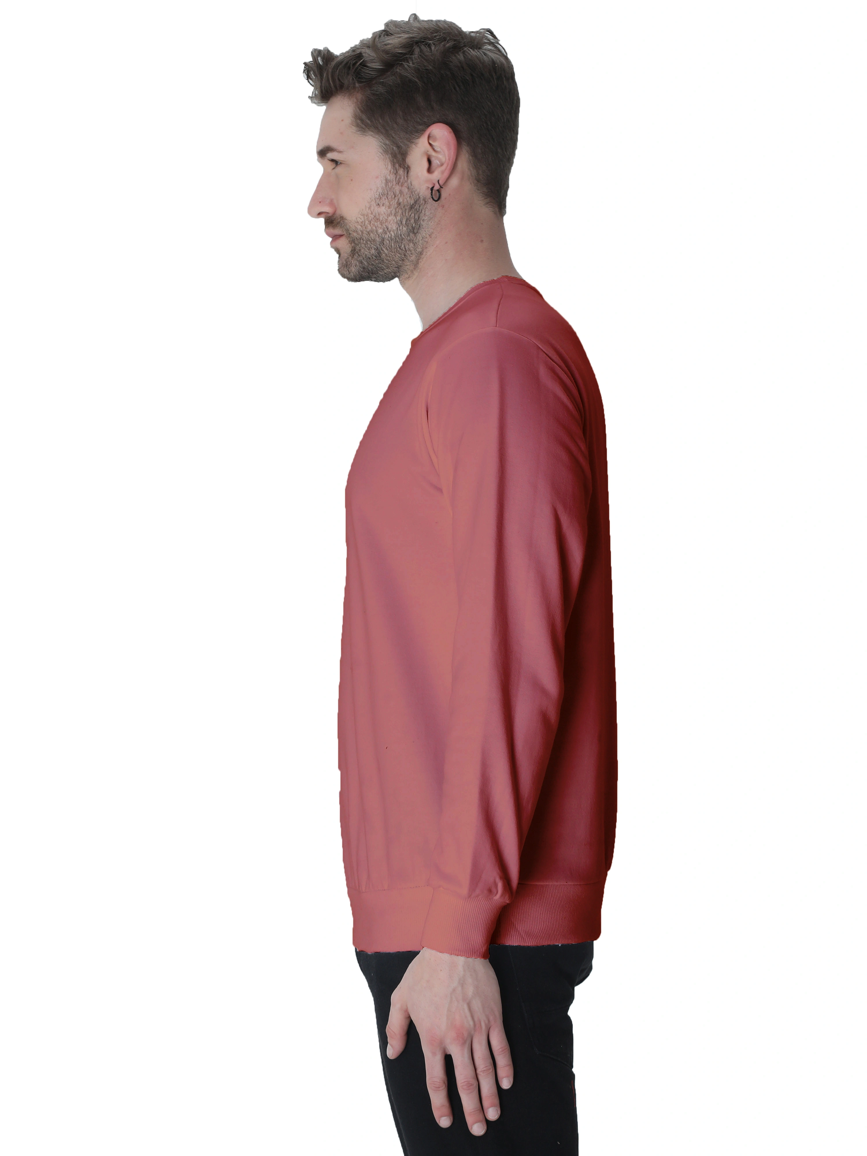 Sweatshirts Unisex-Coral-XL-1