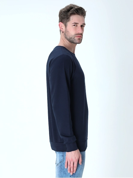 Sweatshirts Unisex-Navy Blue-3XL-2