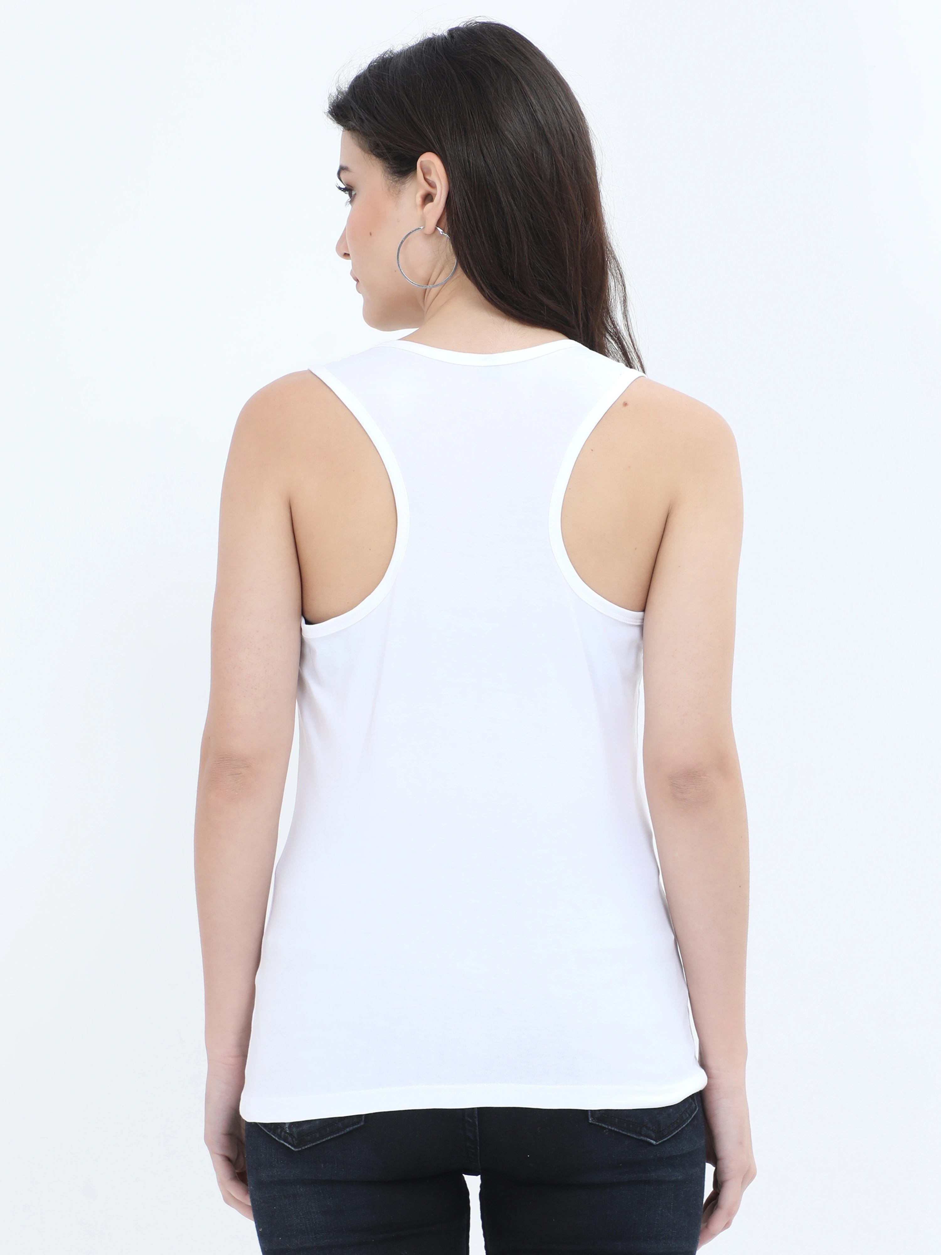 Female Tank Top-S-White-3