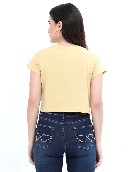 Female Crop Tops-Beige-XS-3