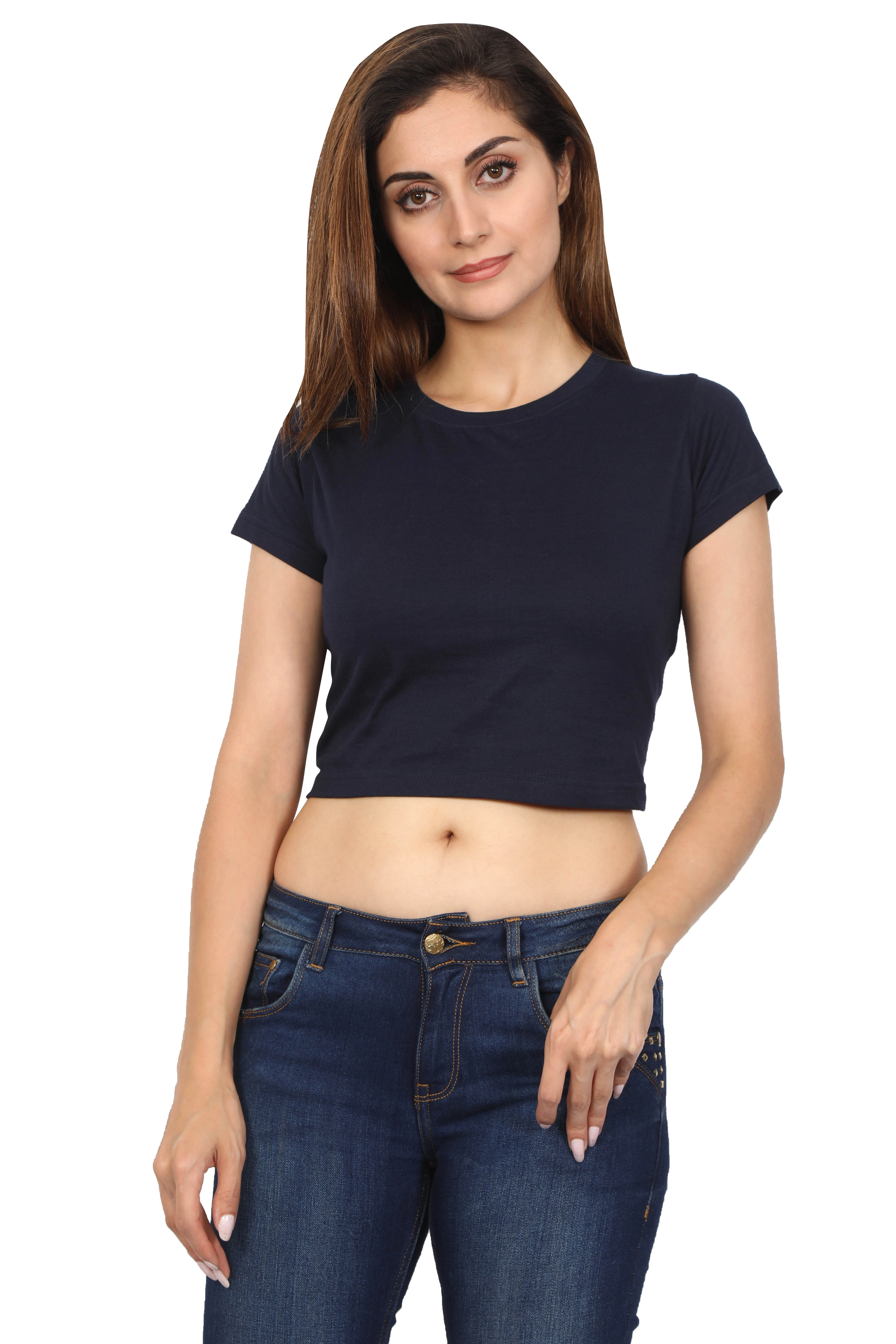 Female Crop Tops-FCpTp-Nb-L