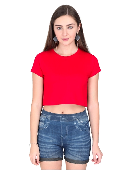 Female Crop Tops-FCpTp-Rd-2XL