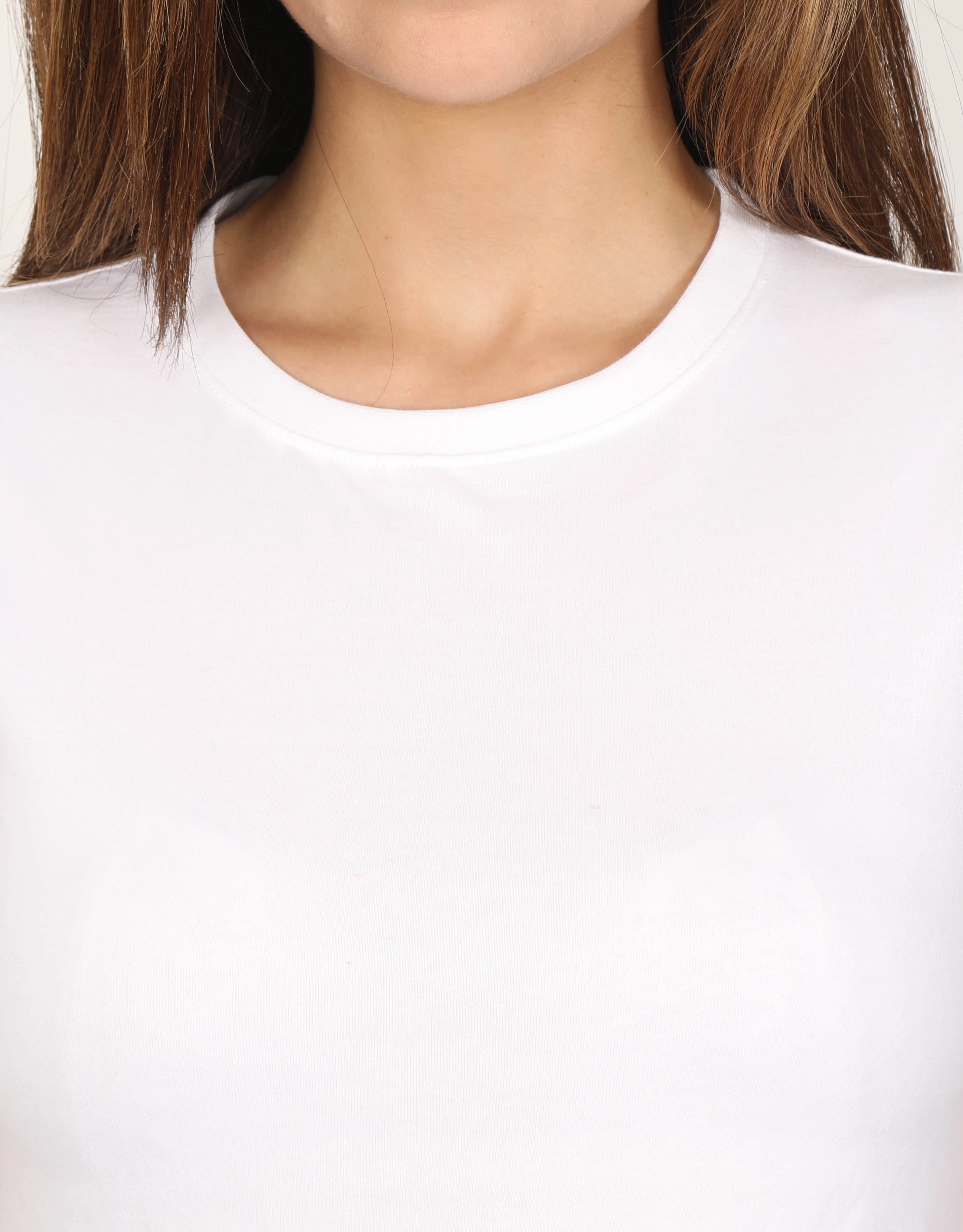 Female Crop Tops-White-L-4