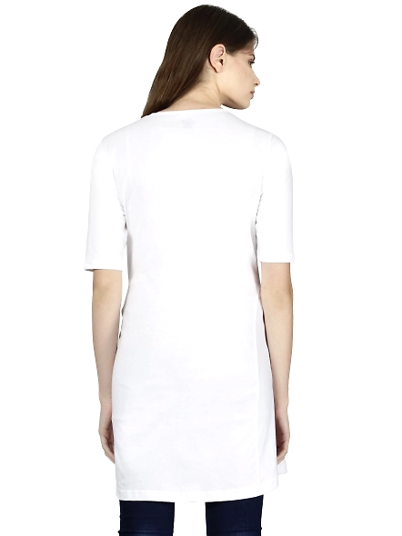 Female Maternity T-Shirt-White-S-2