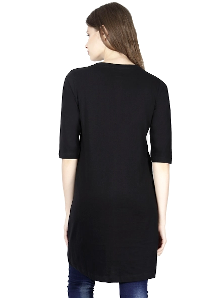 Female Maternity T-Shirt-Black-M-3