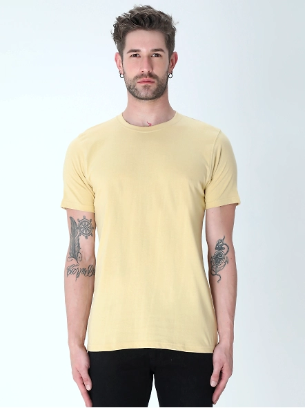 Round Neck Half Sleeve Classic-MRnHs-Be-XXL