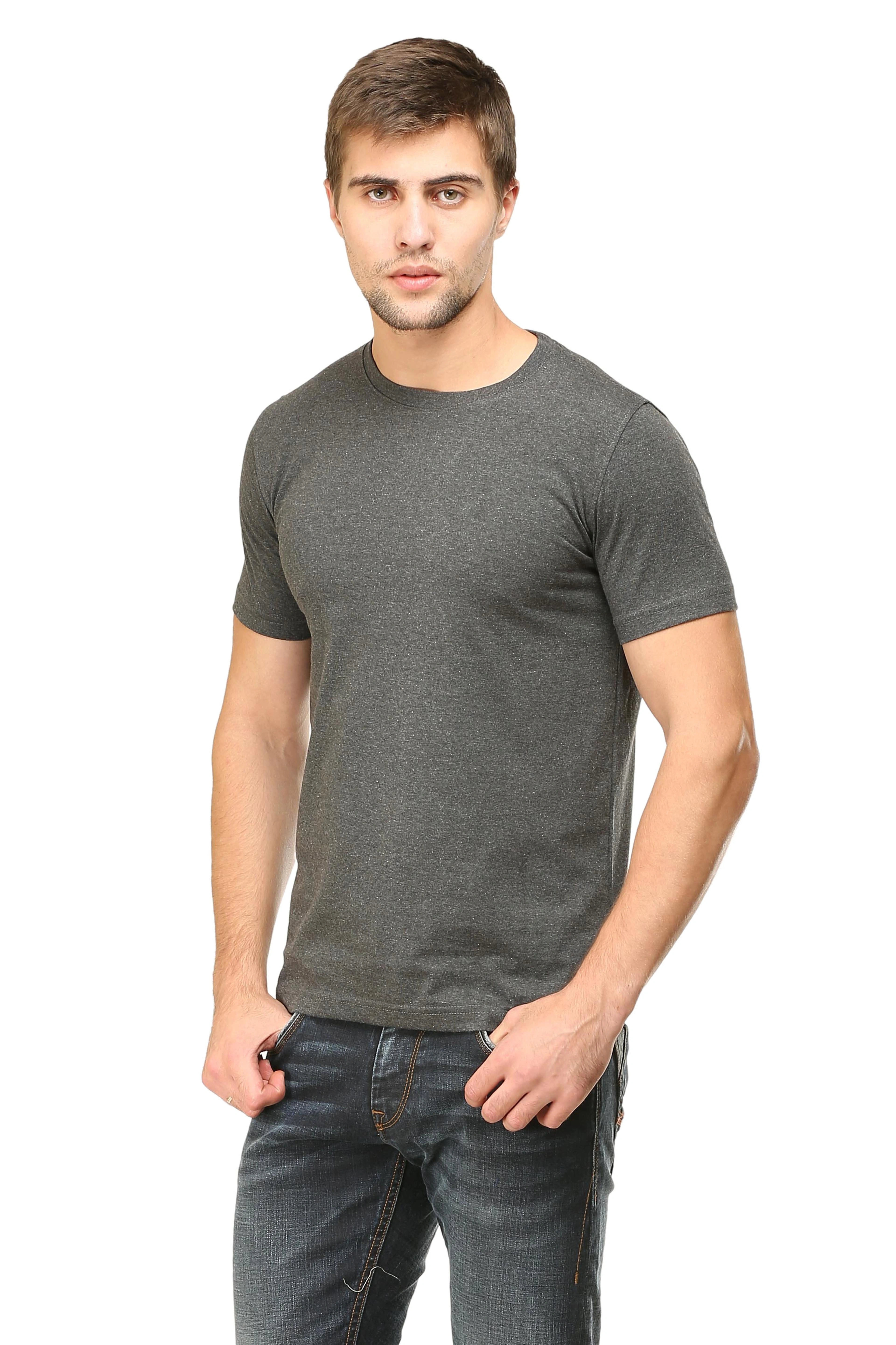 Round Neck Half Sleeve Classic-MRnHs-Cm-S