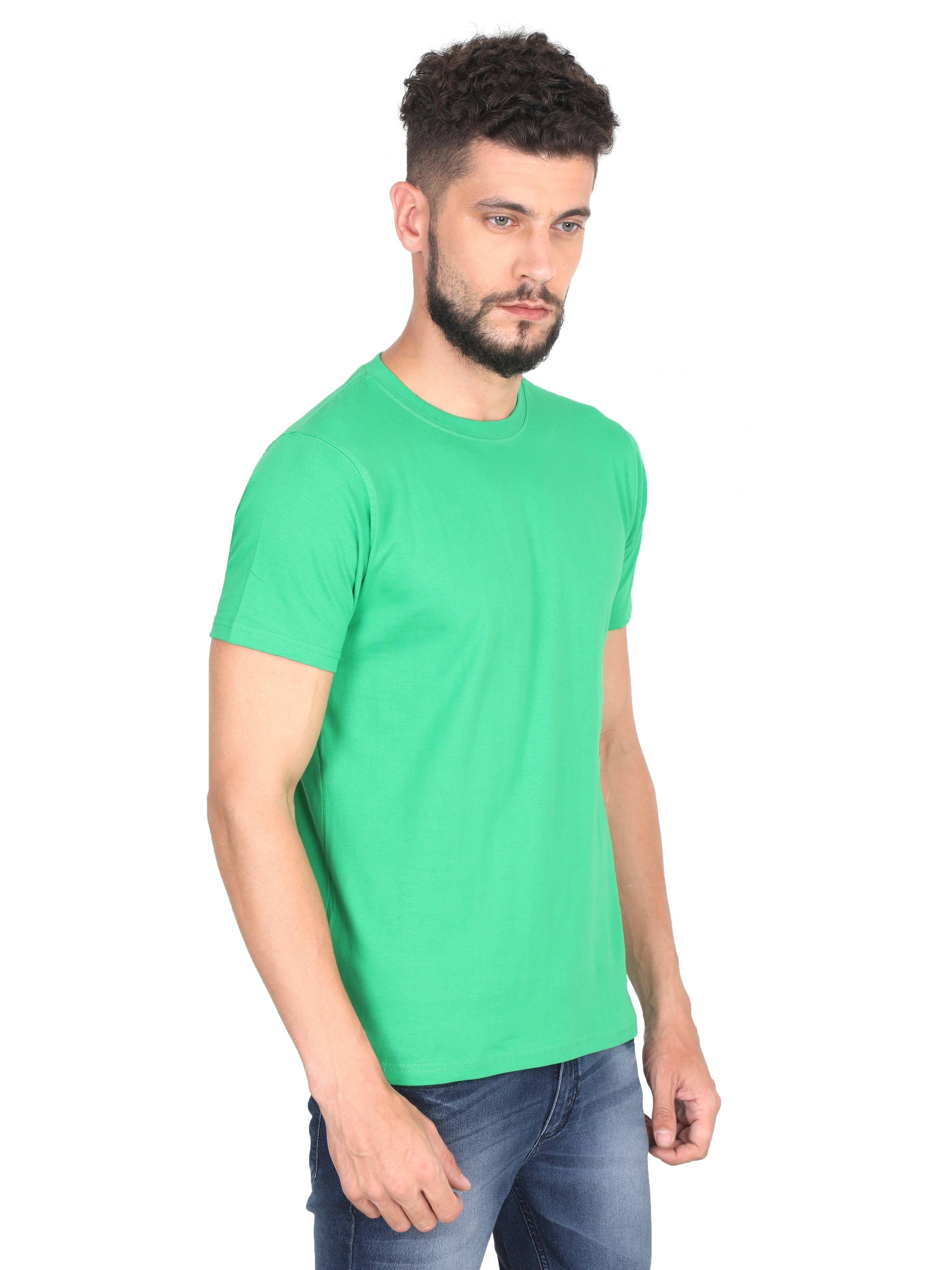 Round Neck Half Sleeve Classic-MRnHs-Fgn-S