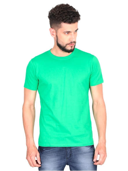 Round Neck Half Sleeve Classic-Flag Green-3XL-2
