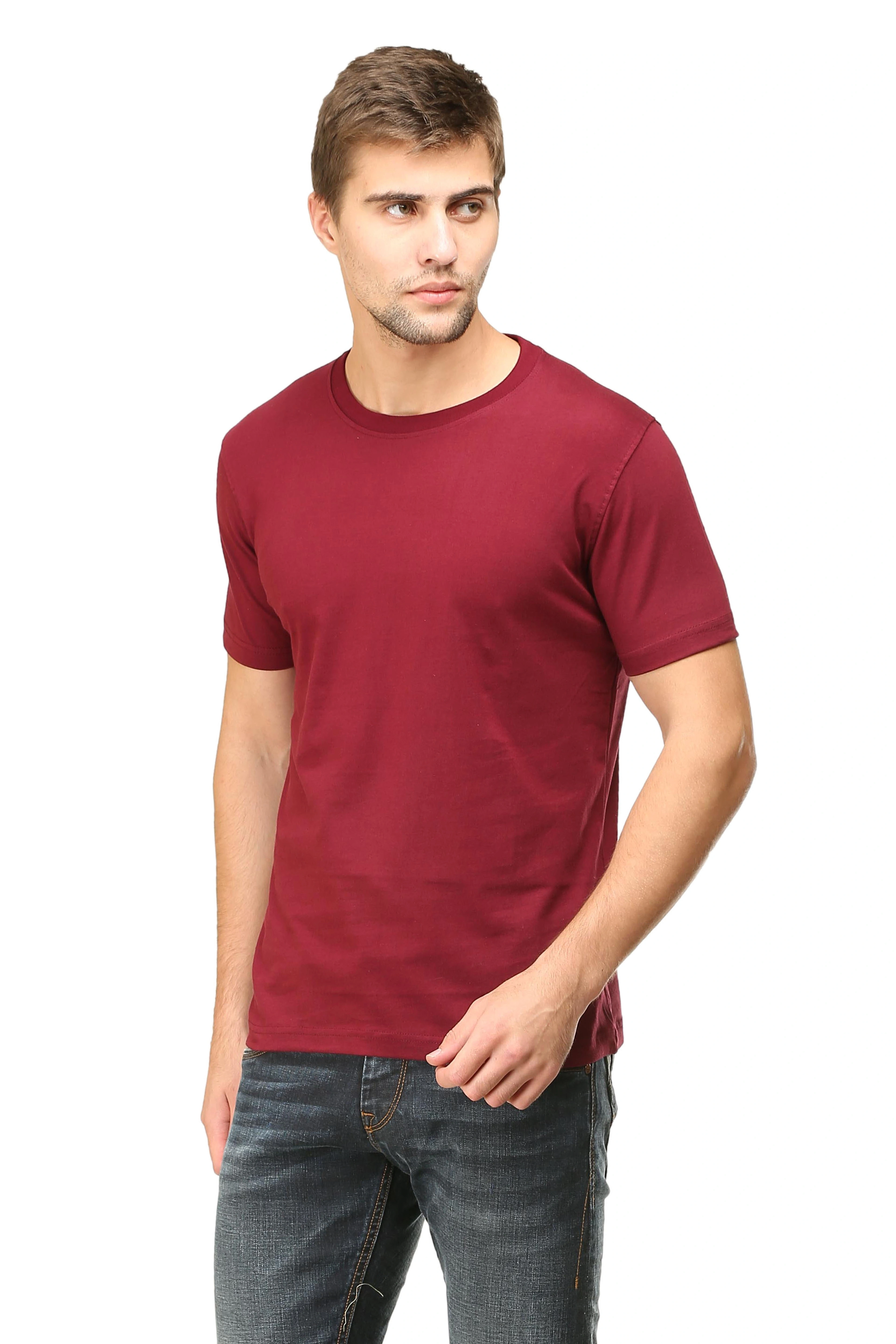 Round Neck Half Sleeve Classic-MRnHs-Mn-L