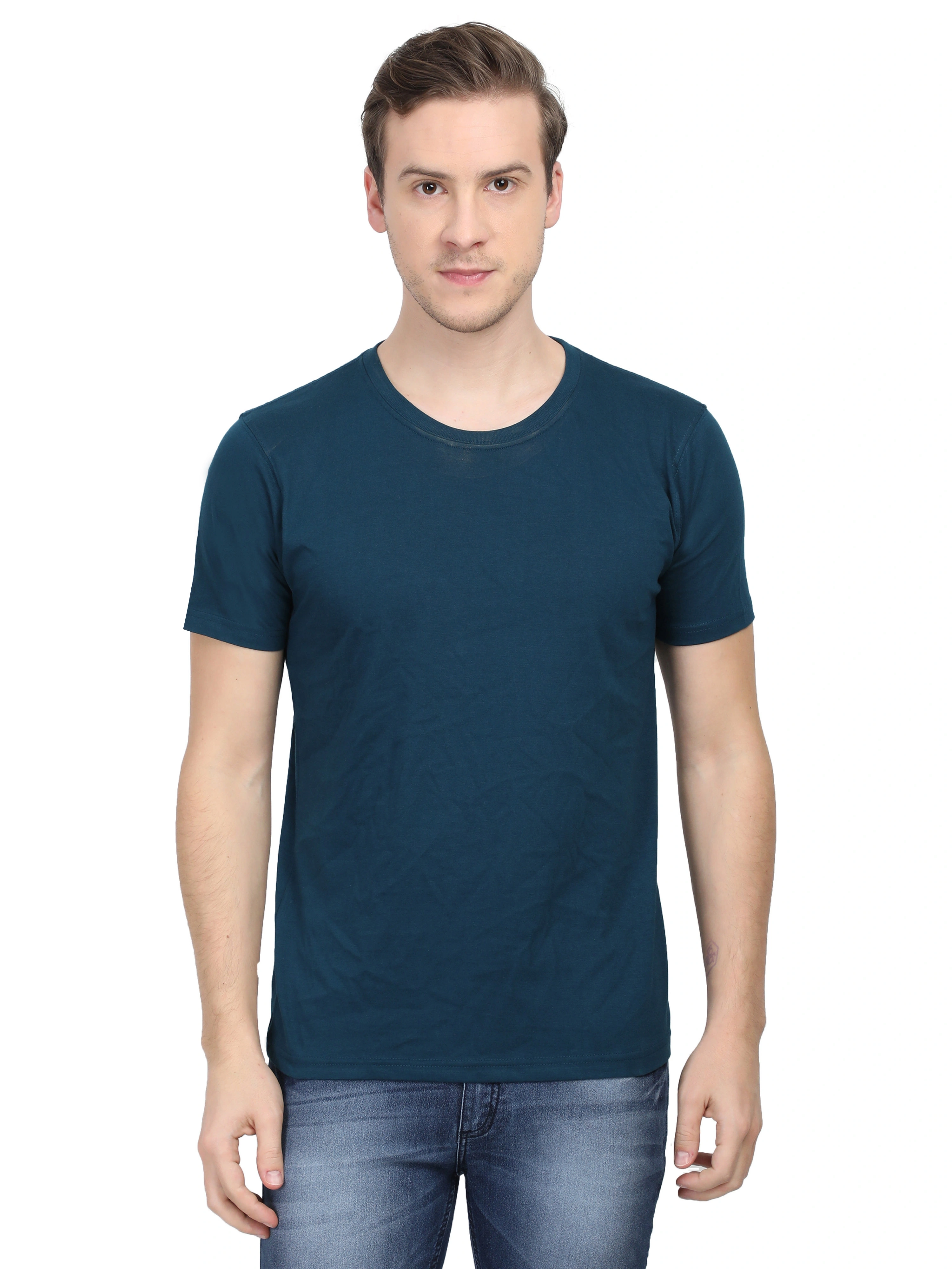 Round Neck Half Sleeve Classic-MRnHs-pb-S