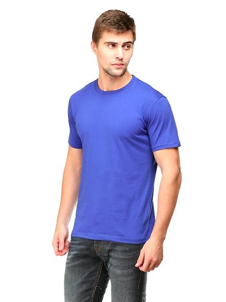 Round Neck Half Sleeve Classic-Royal Blue-3XL-3