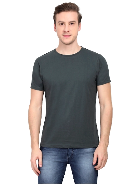 Round Neck Half Sleeve Classic-MRnHs-SG-XXL