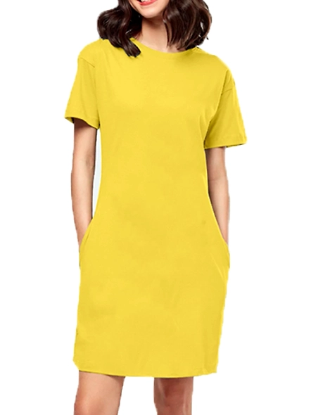 Female T-Shirt Dress-FLtFs-GYI-L