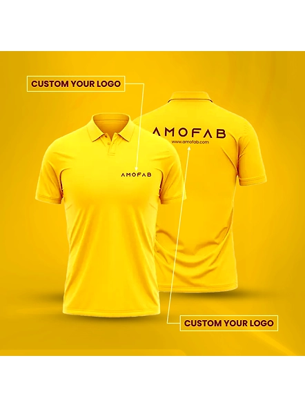 Corporate Polo Half Sleeve T-shirt-CPHs-BRd-S