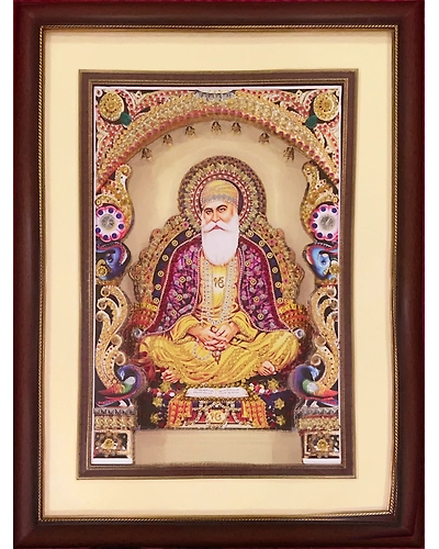 Guru Nanak 3D Decorated LED PHOTO FRAME-12391790