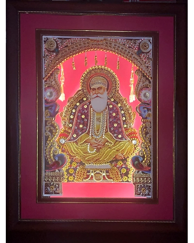 Guru Nanak 3D Decorated LED PHOTO FRAME-1