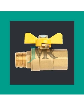 BRASS MALE-FEMALE BALL VALVE