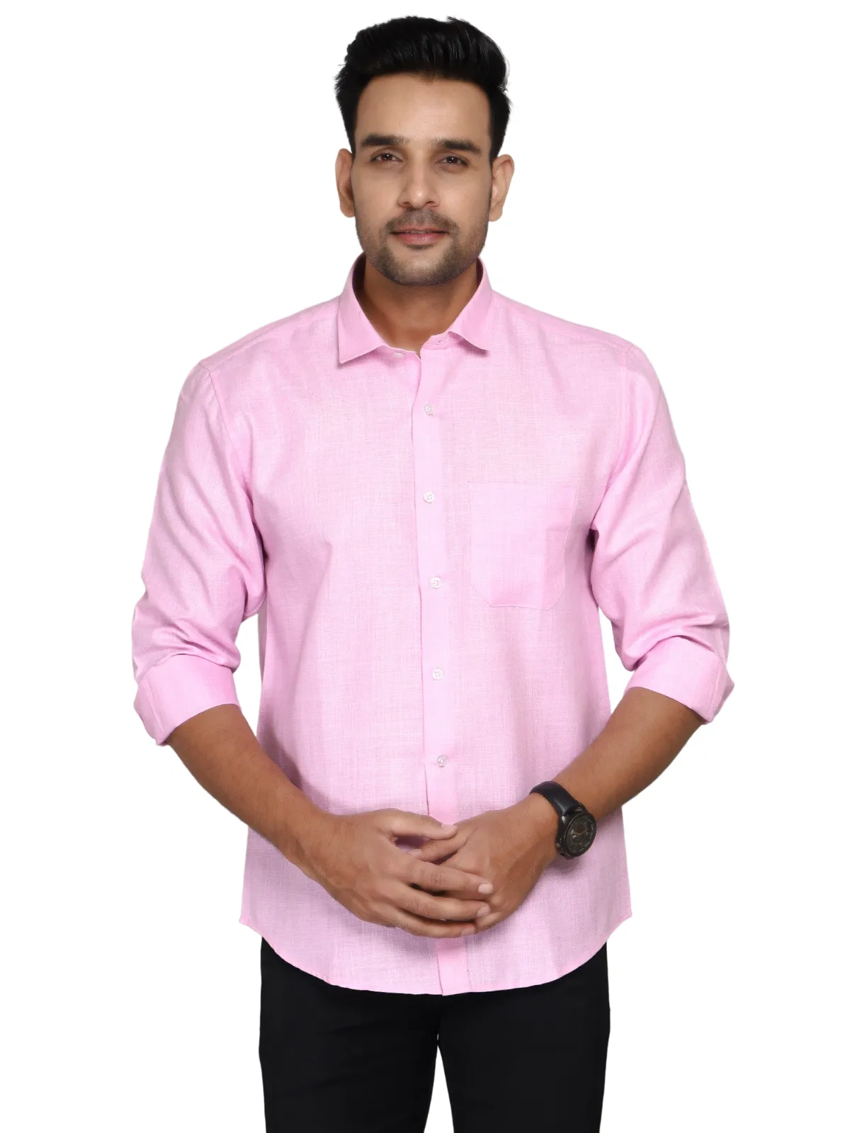 Men's Casual Royal Linen Shirt-12263334