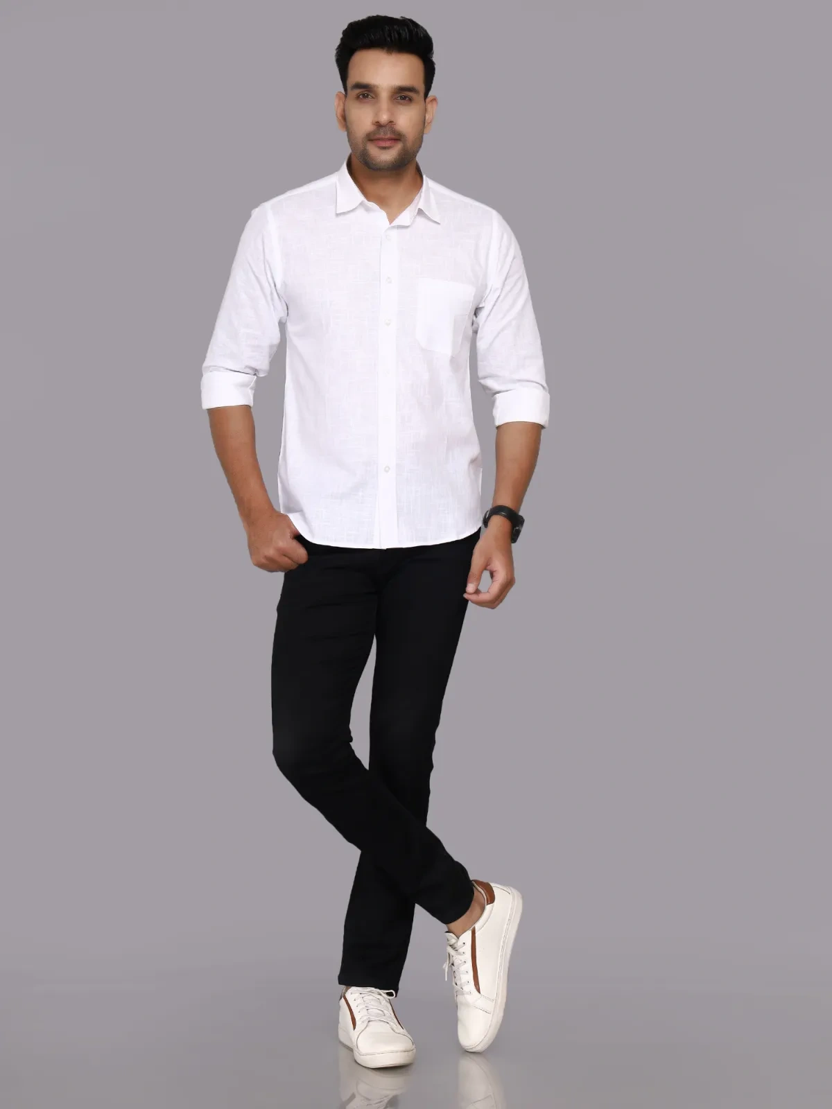 Sun Cotton Casual Shirt For Men-2