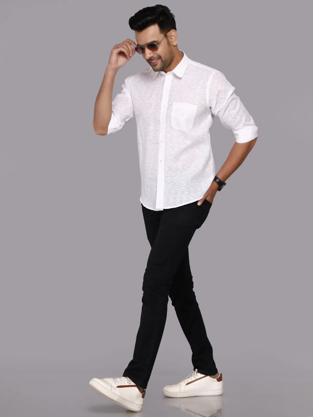 Casual Linen Shirt For Men-5