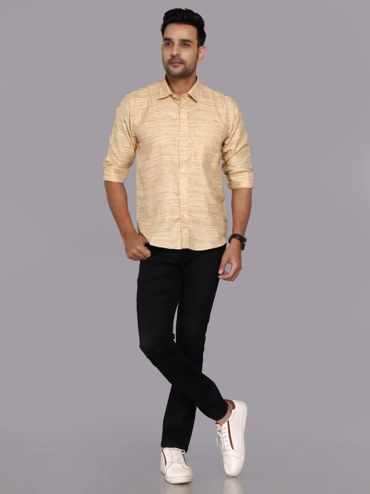 Casual Sanchi Silk Shirt-5