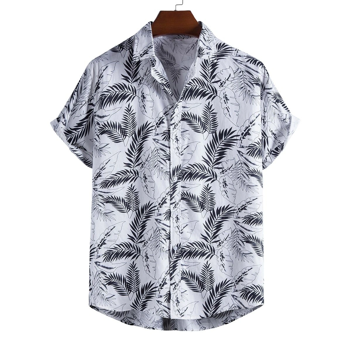 White-Black Digital Printed Shirt-12263514