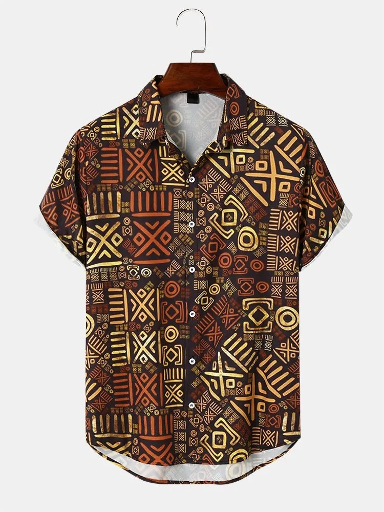 Light Brown Printed Shirt-12264482