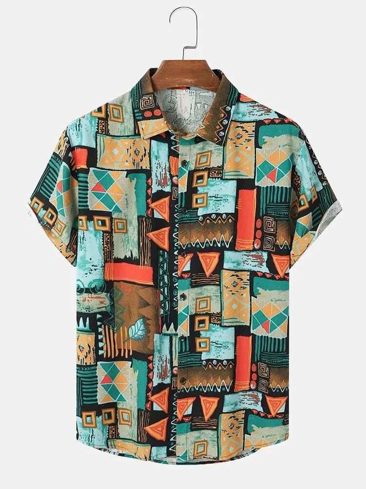 Colored Printed Shirt For Men-12264744