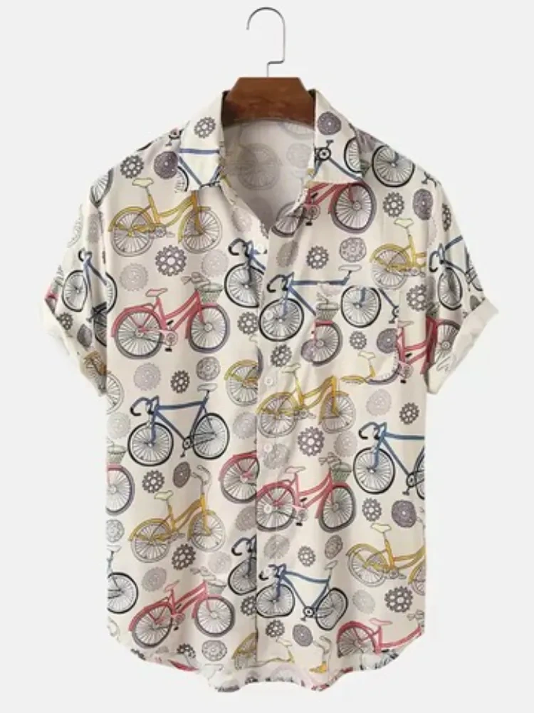 Cycle Printed Shirt For Men-12265378