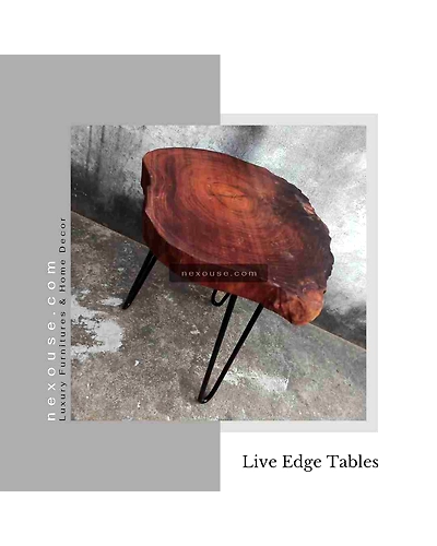 Live edge table-2