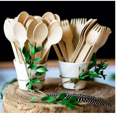 wooden cutlery