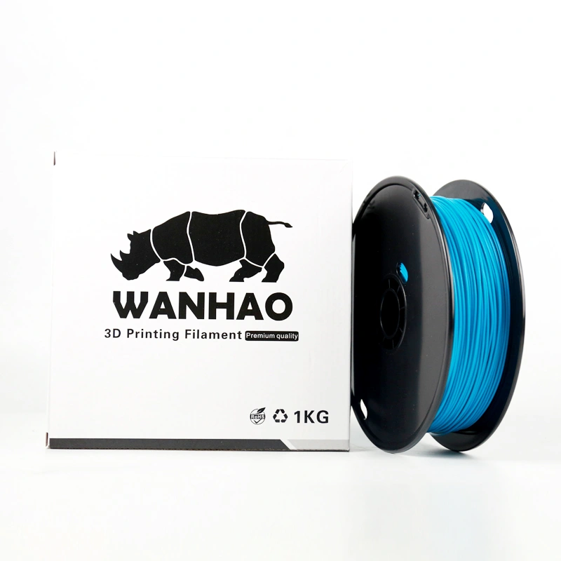 Wanhao 3D Printer filament PLA 1.75 mm Peacock Blue 1Kg-WHPLA017