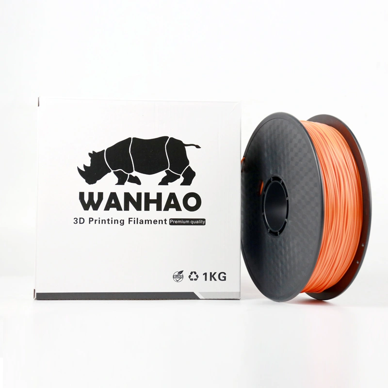 Wanhao 3D Printer Filament PLA 1.75 mm Orange 1Kg-WHPLA016