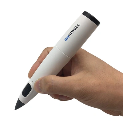 Selfie360 3d doodle pen white with free Stencil book, pen stand, PCL filament