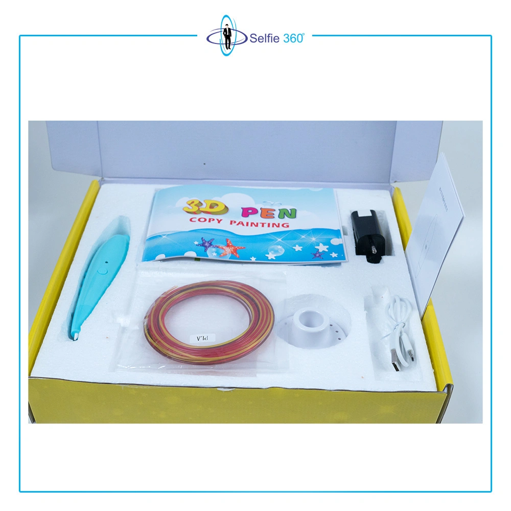 Selfie360 Dolphin 3d doodling pen - with FREE Stencil book, Finger gloves, Pen stand and different colour filament-Pink-3