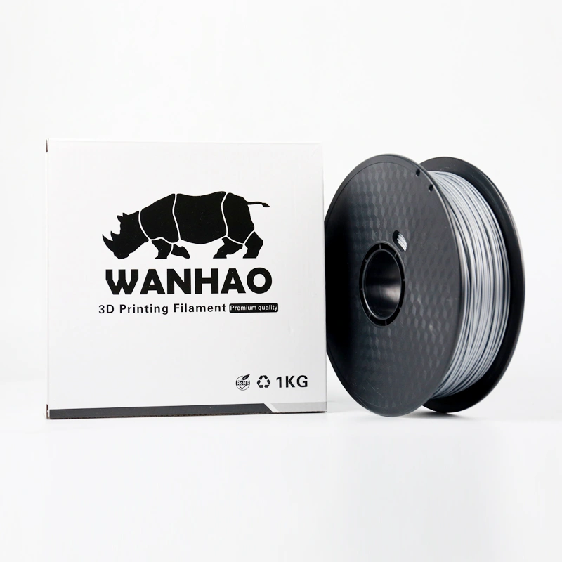 Wanhao 3D Printer filament ABS 3 mm Silver 1kg-WHABS019