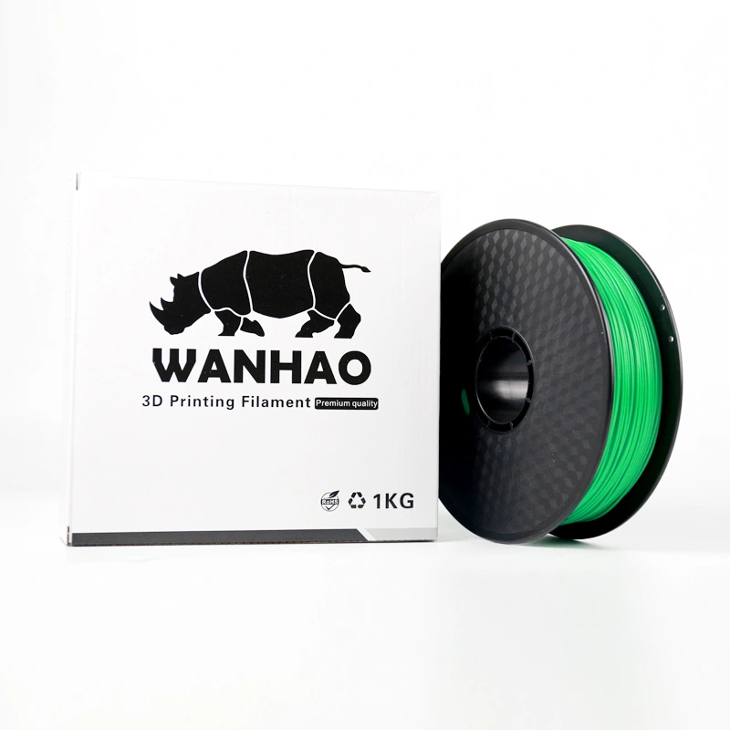 Wanhao ABS 3D Printer Filament Green 1.75 mm 1 Kg. Spool-WHABS006