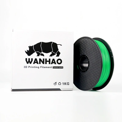 Wanhao ABS 3D Printer Filament Green 1.75 mm 1 Kg. Spool