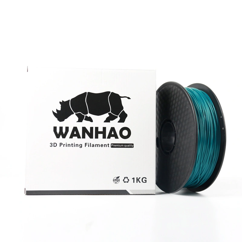 Wanhao ABS 3D Printer Filament Dark Green 1.75 mm 1 Kg. Spool-WHABS004