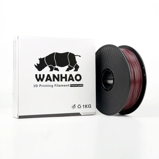 Wanhao ABS 3D Printer Filament Brown 1.75 mm 1 Kg. Spool