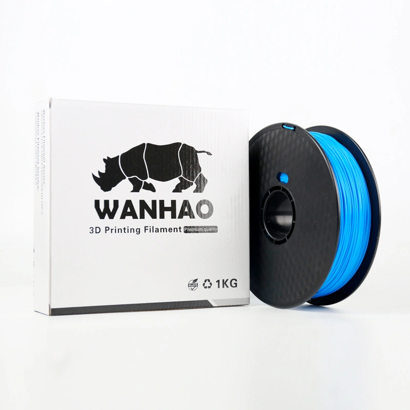 Wanhao ABS 3D Printer Filament Blue 1.75 mm 1 Kg. Spool-WHABS002