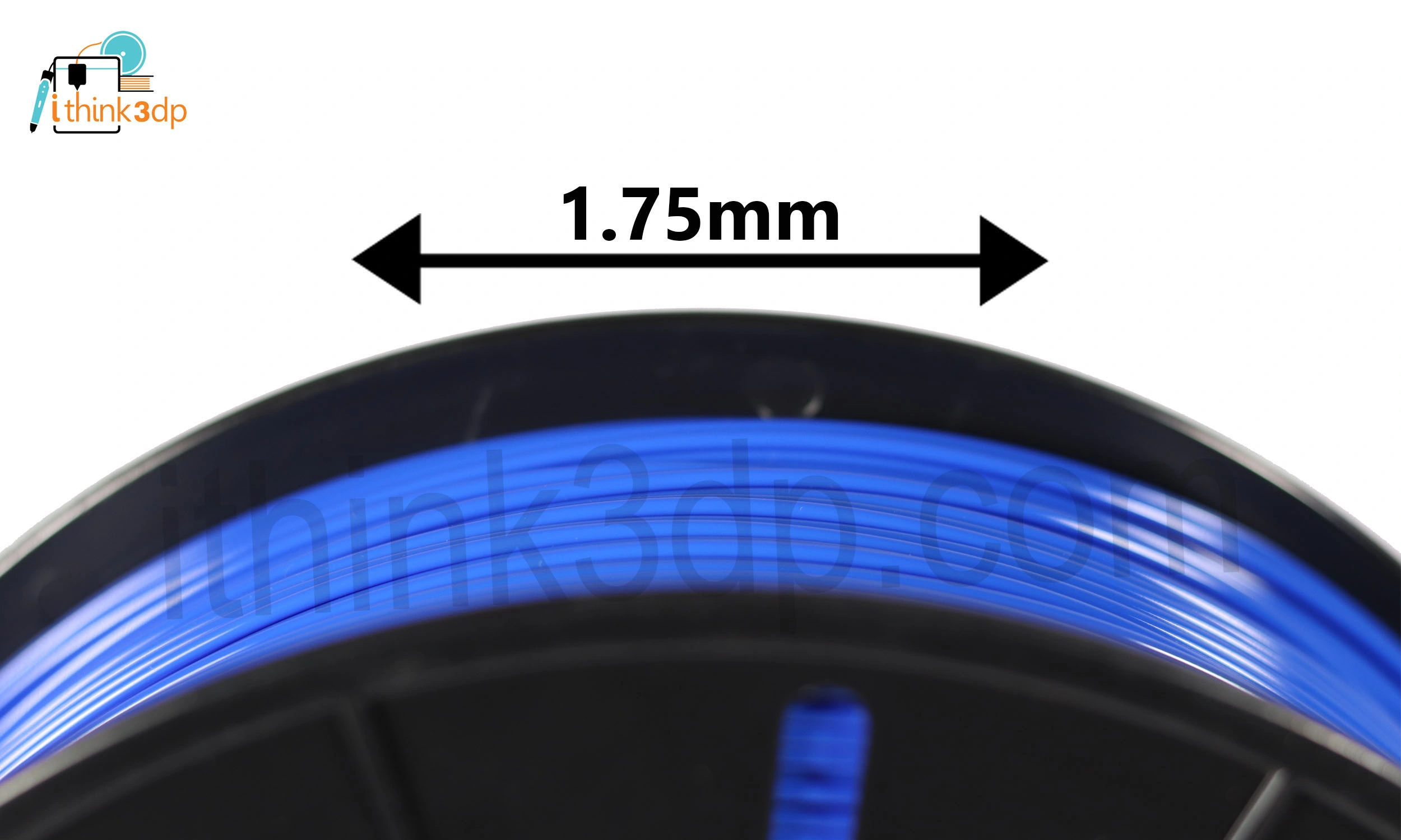 Ithink3DP PLA 3D Printer Filament Blue 1.75 mm 1 Kg. Spool-1