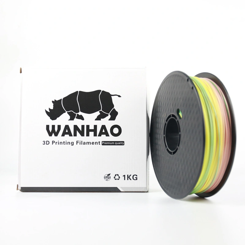 Wanhao 3D Printer Filament Exotic 1.75 mm Multicolor 1Kg-WHMTC001