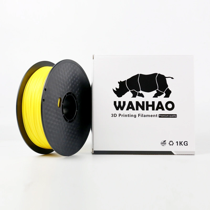 Wanhao ABS 3D Printer Filament Yellow 1.75 mm 1 Kg. Spool-WHABS016