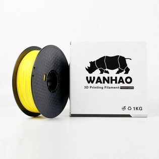 Wanhao ABS 3D Printer Filament Yellow 1.75 mm 1 Kg. Spool