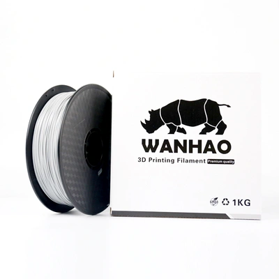 Wanhao PLA 3D Printing Filament Grey 1.75 mm 1 Kg. Spool